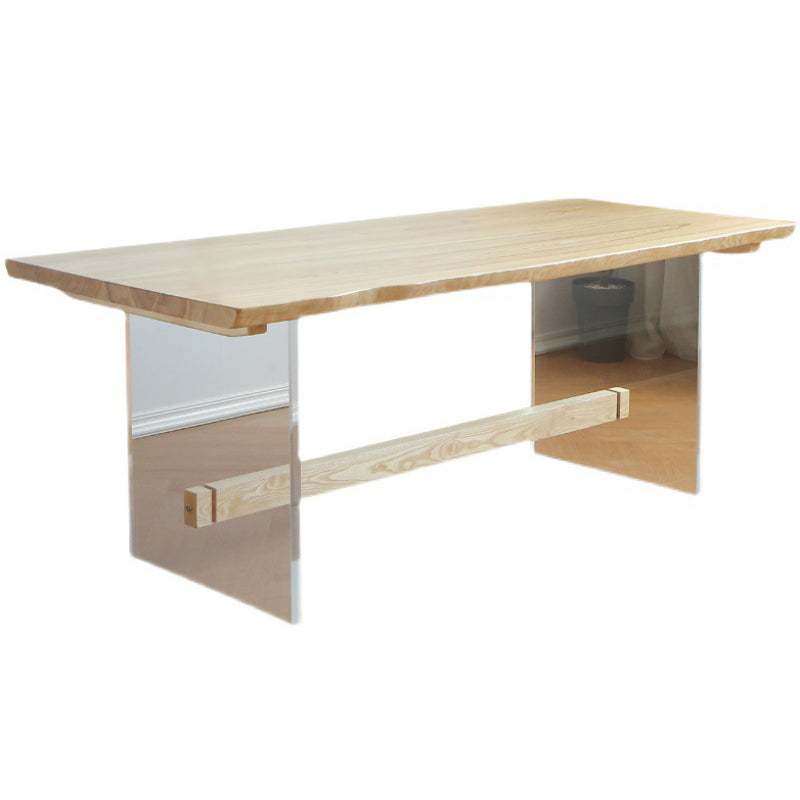 Modern Brown Solid Wood Table Specialty Dining Table for Home