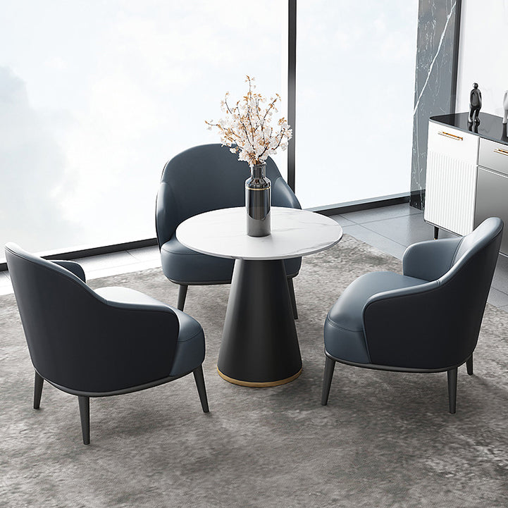 Metal Mesa de piedra sinterizada de metal de lujo tradicional de lujo para el hogar para el hogar