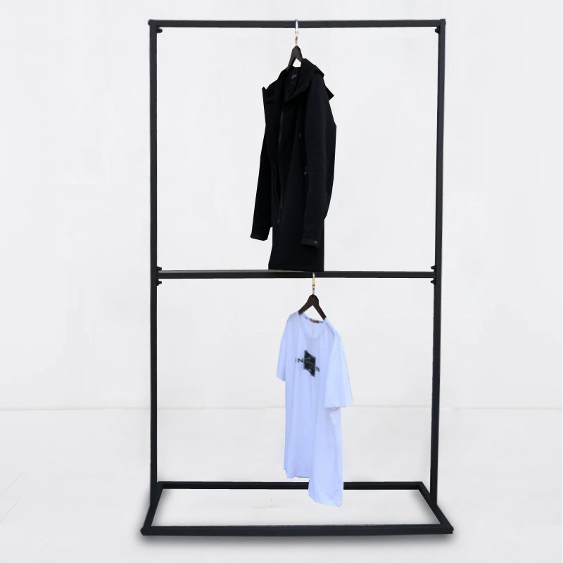 Hall per albero di metallo contemporaneo Hang Bid Lever Hall in nero