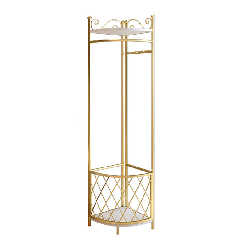 Zeitgenössischer Halle Stand Metall Speicher Freistandes Kleiderbügel Eingangskit Kit