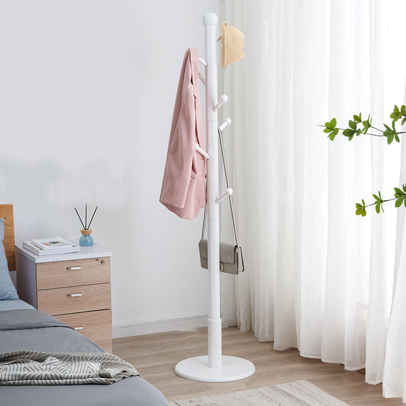 Ganci per alberi della sala moderna in entrata albero di branco in legno di quercia scura