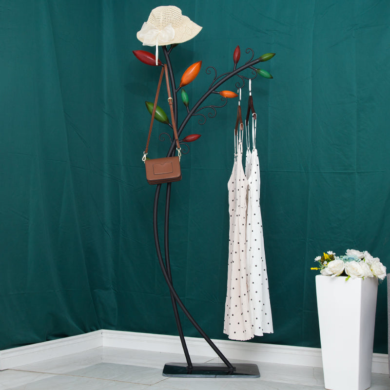 Extravaganter Hall Stand Metal Hallbaum mit Haken Kleiderbügel