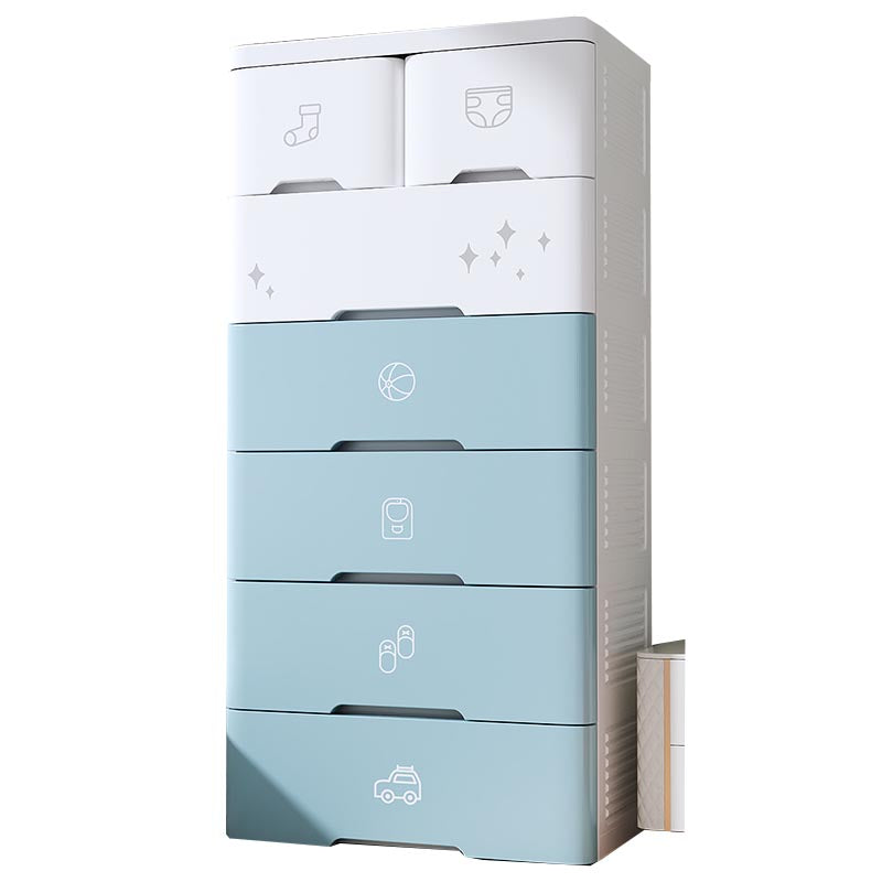 Armoire de rangement en plastique avec tiroir armoire de garde-robe moderne pour chambre à coucher