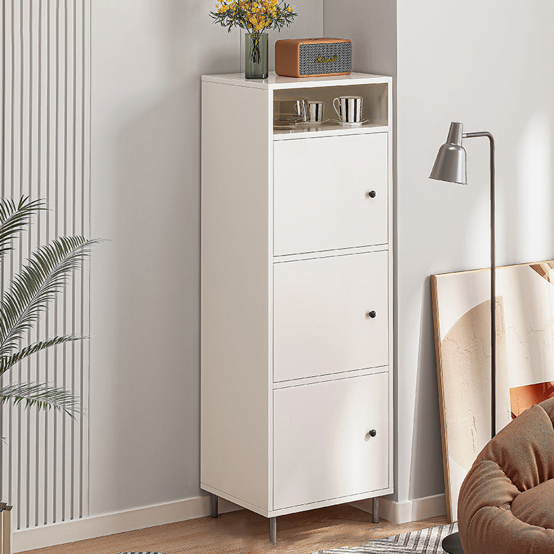 Horizontal Wooden Combo Dresser Contemporary Chest with Door