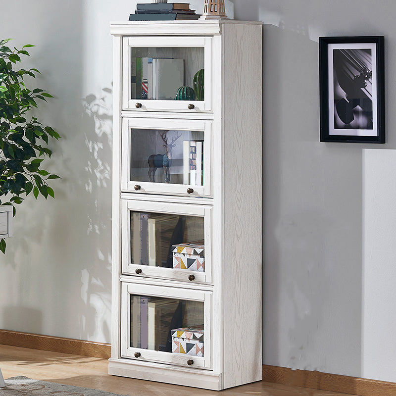 Libreria contemporanea di scaffali in legno con scaffale standard