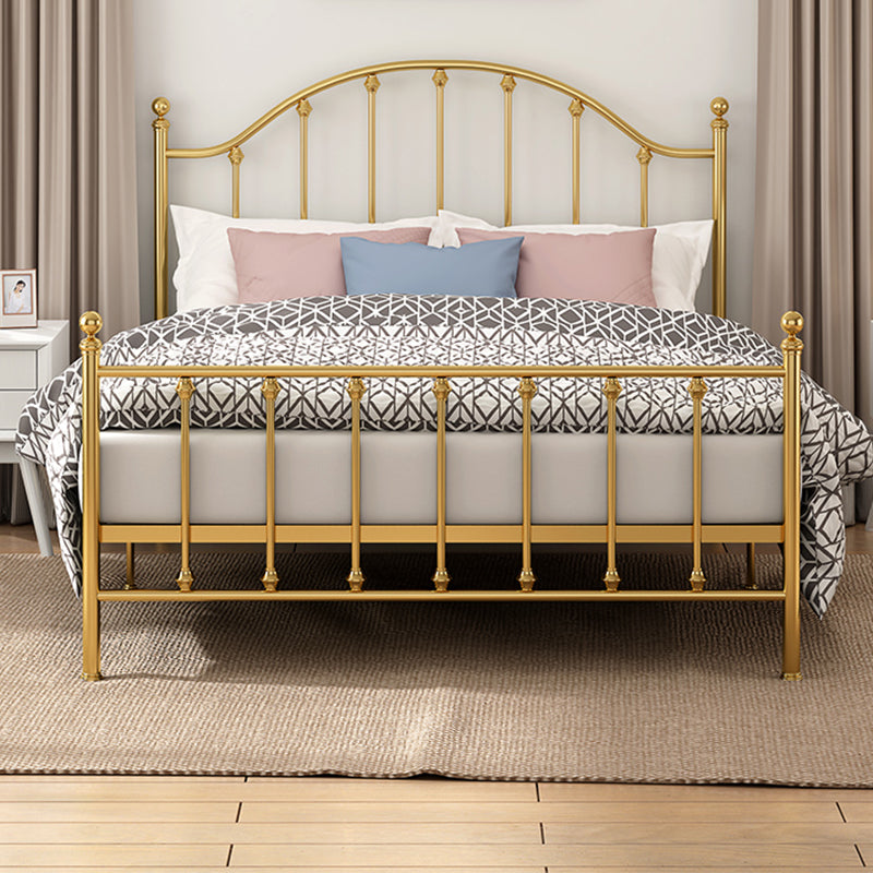 47.24" Modern Style Metal Bed Frame with Headboard and Footboard