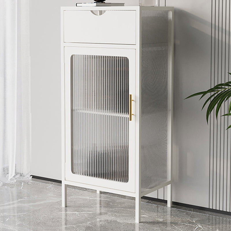 Contemporary 1 - Door Accent Cabinet, Rectangle Cabinet with 1 Drawer