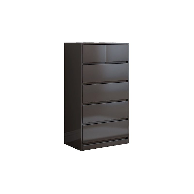 Rubberwood Accent Chest with Drawers 23.62" Long Contemporary Chest