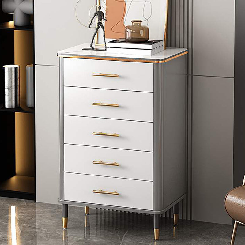 15,74 "coffre d'accent en bois de large avec des jambes droites poitrine contemporaine