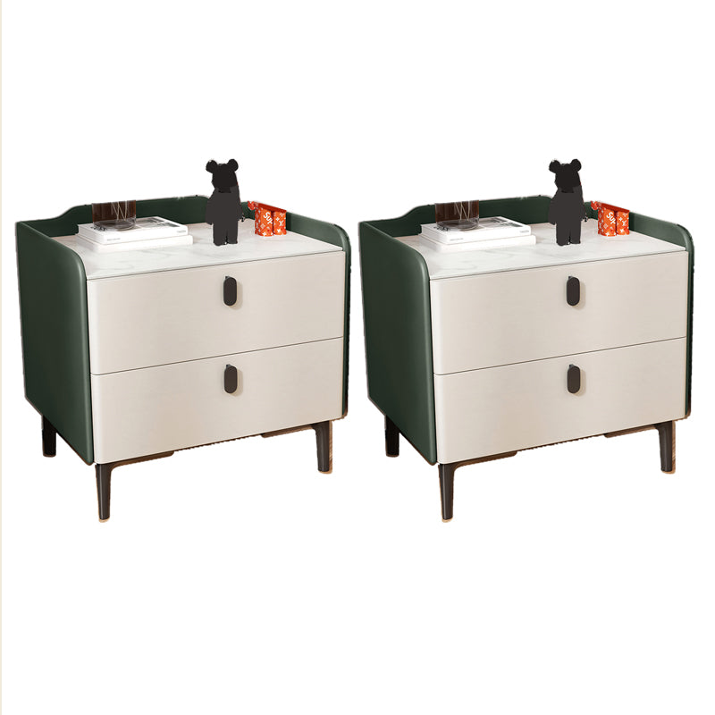 Tiroir de table de nuit contemporain rangement de nuit de lit avec les jambes