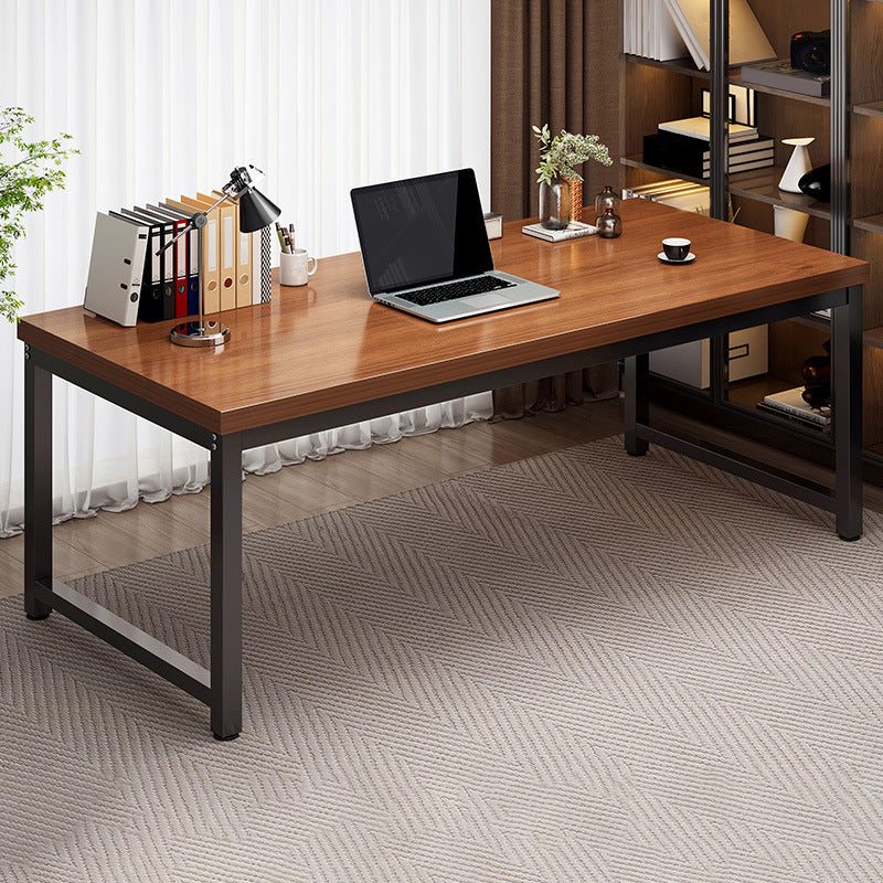 23.5 "W houten kantoor bureau modern schrijfbureau met h-vormige basis