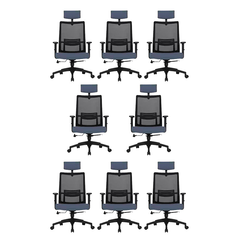 Sedia per computer moderna regolabile sedia a bracciolo sedia da scrivania in nylon