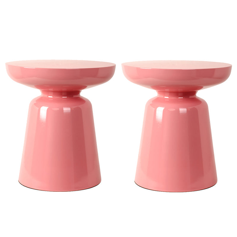 Table d'appoint supérieure rond de 16,9 "haut de haut