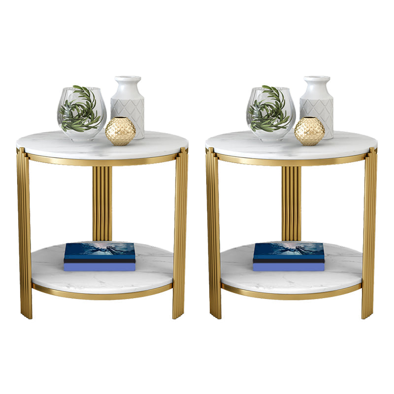 Table de coin à ardoise minimaliste 3 jambes Table de l'extrémité latérale avec stockage