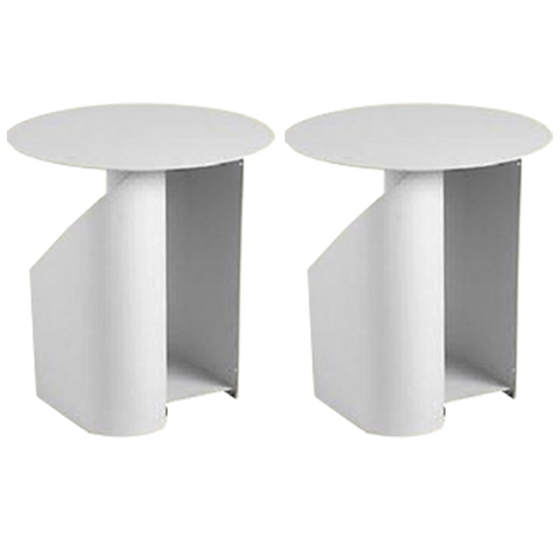 Comodino da tavolo di accento in metallo industriale 18,3 "comodino da letto alto