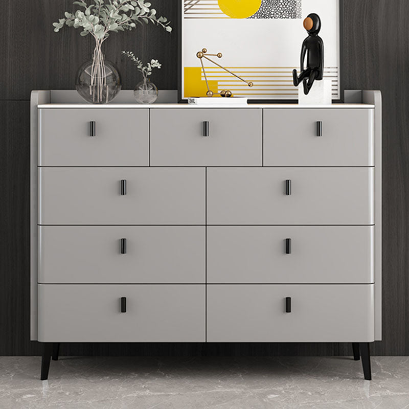 Contemporary Stone Top Storage Chest 15.75" Width Dresser for Bedroom