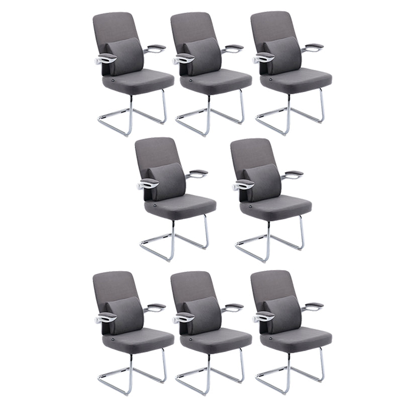 Sedia per computer moderna ribaltare la sedia da bracciolo sedia da scrivania in acciaio