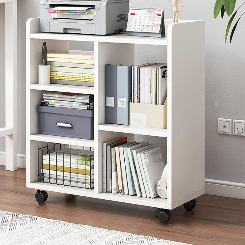 Libreria moderna in legno ingegnerizzato etagere libreria di scaffali aperti verticali