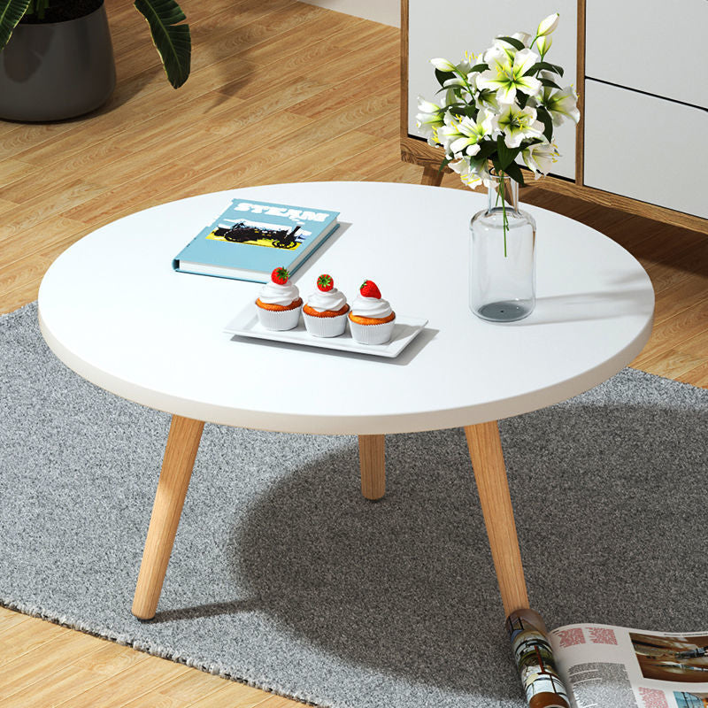 Tavolino in stile contemporaneo in legno a 4 gambe tavolo da caffè