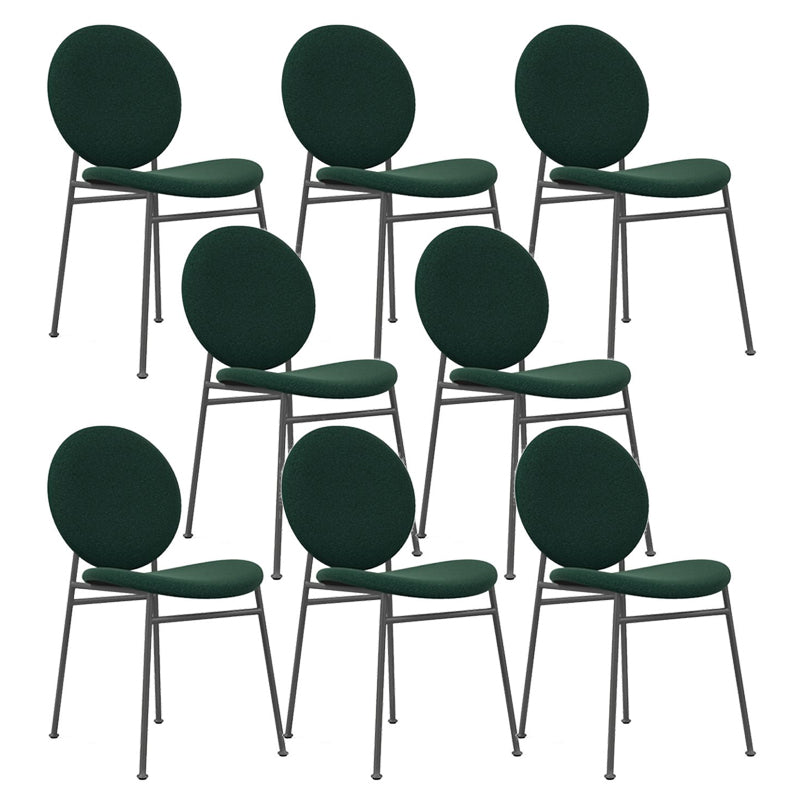 Chaises de salle à manger de jambes en métal