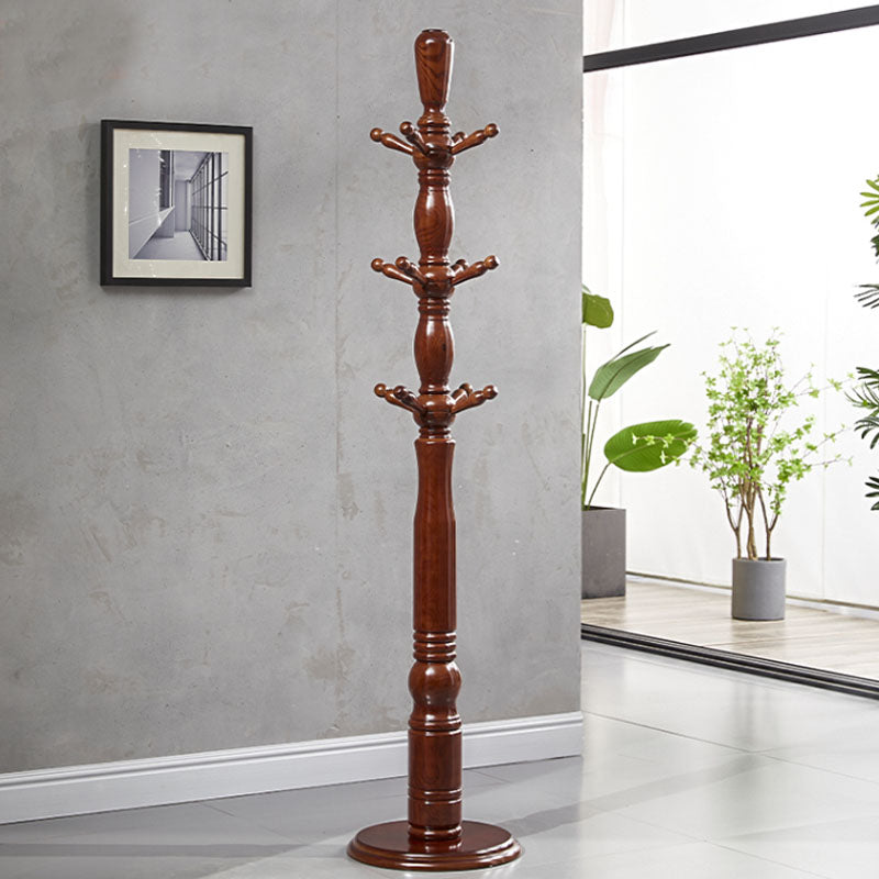 Mitte des Jahrhunderts modernes Einstiegs-Kit Holzhaken mit freiem Hall Ständer enthalten