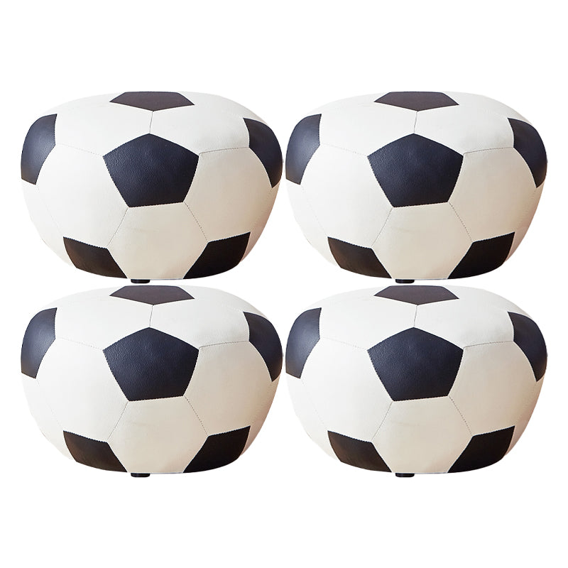 ステイン耐性プーフ帝国オットマンフェイクレザースペシャリティコンテンポラリーオットマン