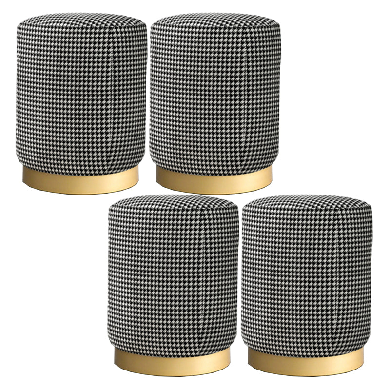 Modern Scratch Resistant Standard Round Velvet Indoor Standard