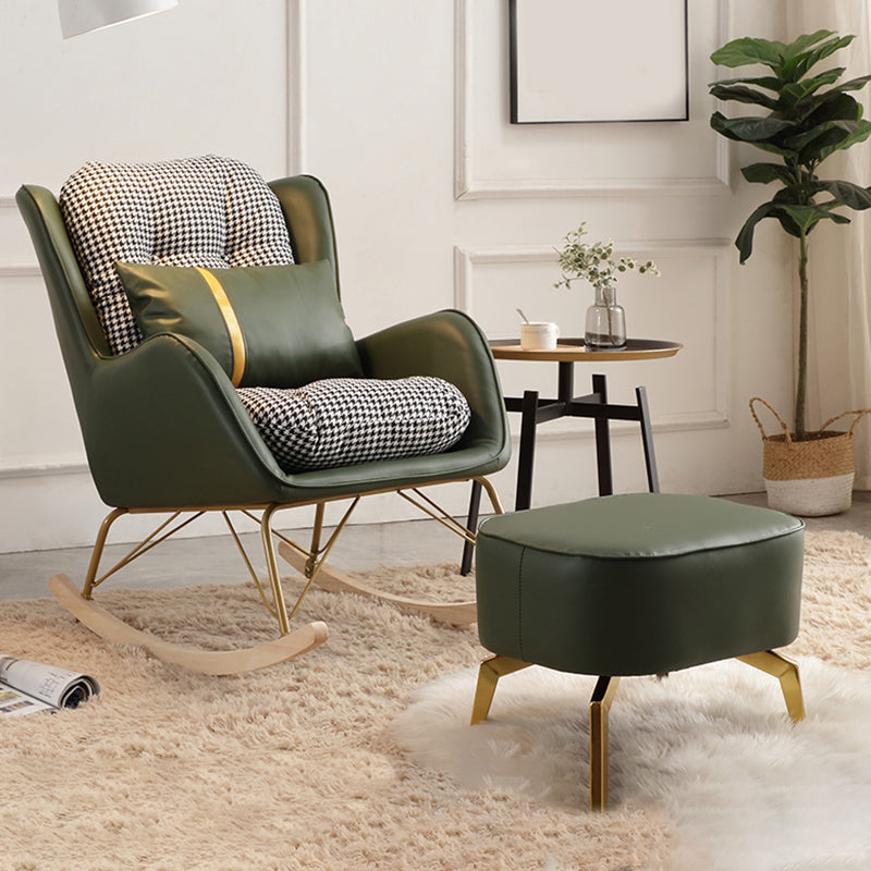 Chaise à bascule moderne chaise de fsineur de fuseau de gardien de coton de coton de coton