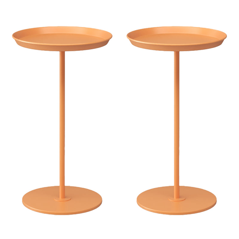 Tavolo da divano del vassoio per angolo rotondo minimalista Tavolo laterale