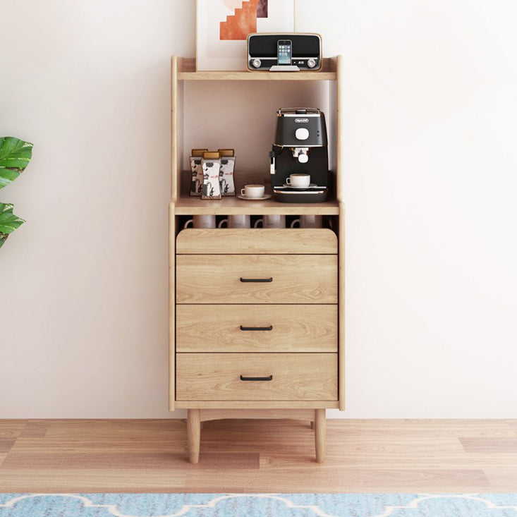 Mesa de 4 cajones de estilo moderno Mesa de comedor de madera para sala de estar para sala de estar