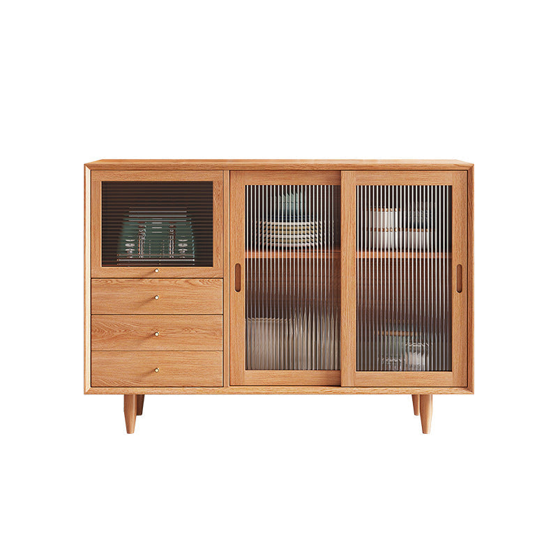 Sliding Door Sideboard Contemporary Side Board for Dining Room Clearhalo 'buffet_sideboard' 'Buffets & Sideboards' 'furn' 'furn_buffet_sideboard' 'Furniture' 'Kitchen & Dining Furniture' 5862438