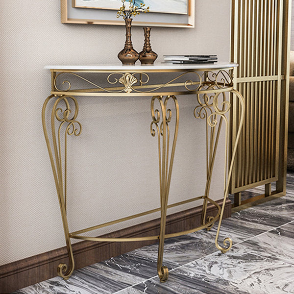 Tavolo di divano console in marmo moderno per la sala per la sala