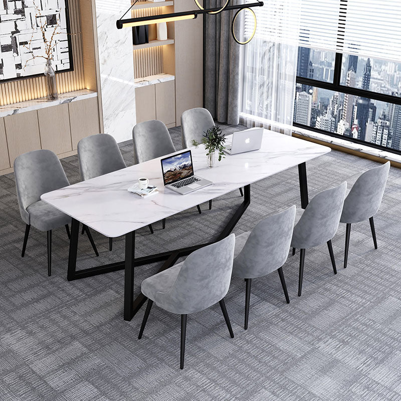 Moderne stijl kantoor schrijfbureau rechthoekige schroefschrijfbureau