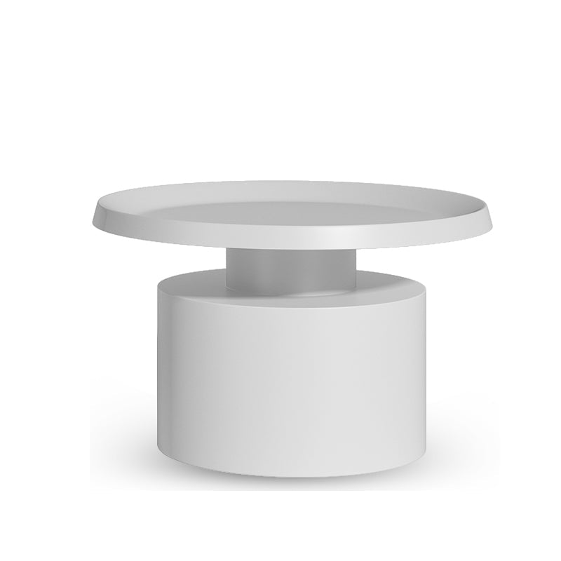 Midden-eeuwse moderne lade Top salontafel IJzeren voetstukcocktailtafel