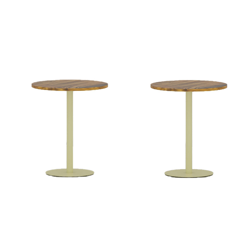 Tavolo di estremità del piedistallo rotondo Minimalista Legno late