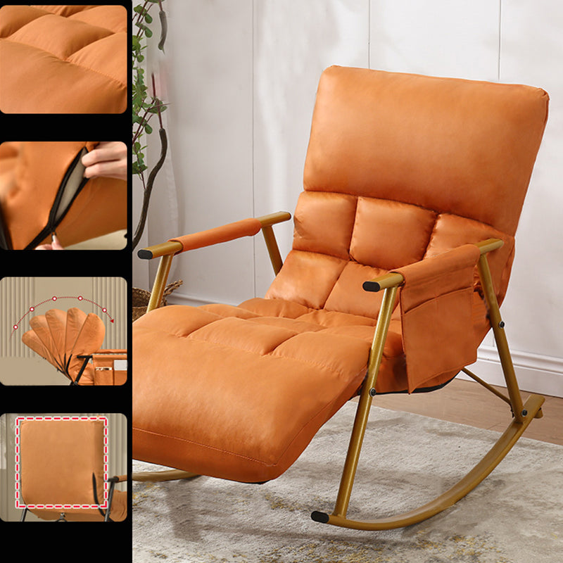 Upholstered Recliner Chair Contemporary Button-Tufted Recliner Chair