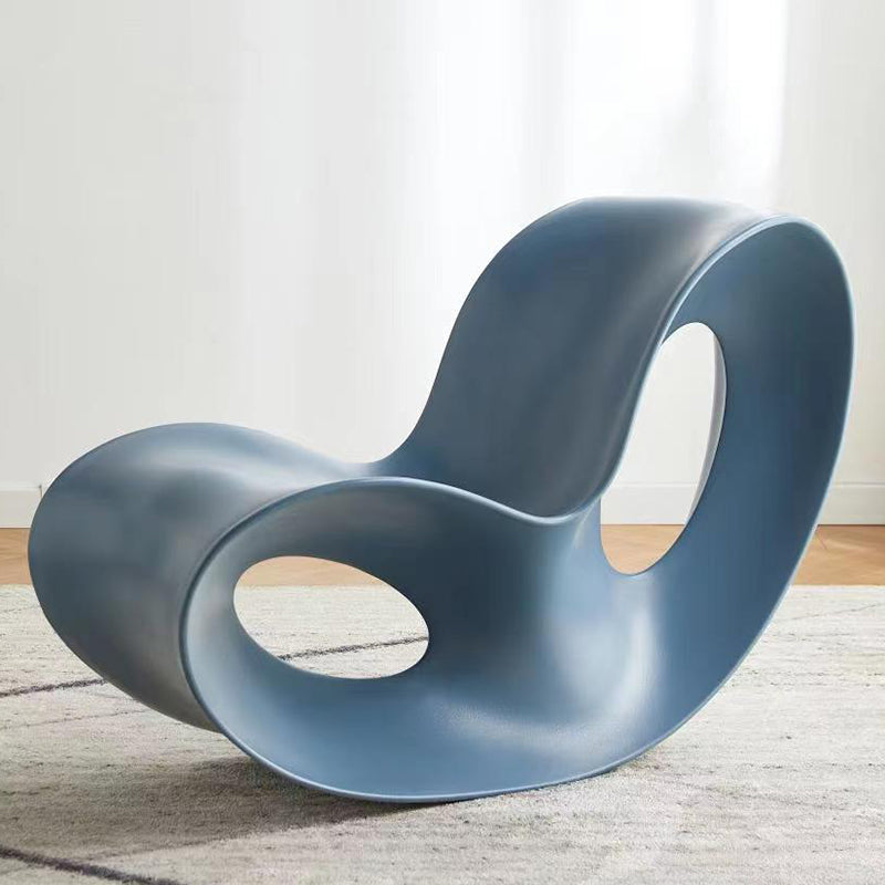 現代的なロッキングアクセントチェアプラスチック&アクリルロッカーチェア