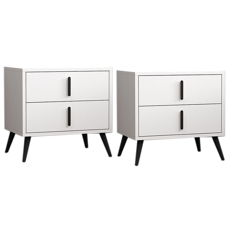 Les tiroirs de chevet de lit en bois d'ingénierie comprennent la table de chevet pour la chambre