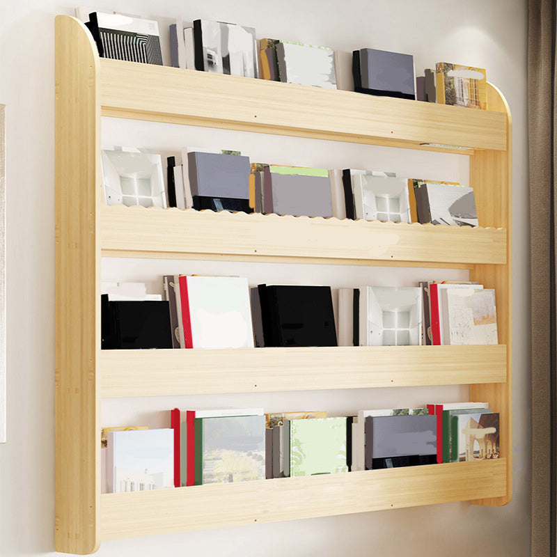 Estantería de madera flotante estantería moderna y contemporánea