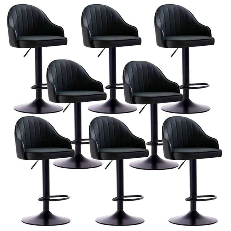 Moderni sgabelli da baraggio in pelle per casa sgabelli ad altezza regolabile