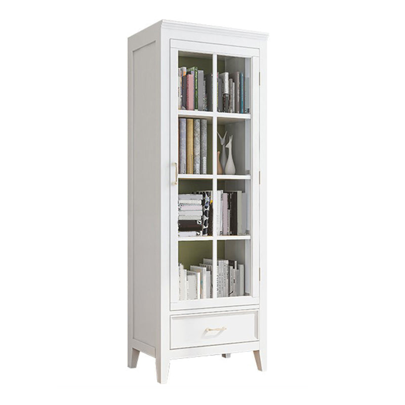 Mobile moderno mobile in vetro in vetro armadio display con cassetto per soggiorno