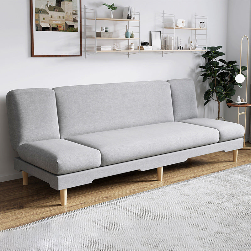 Sofá de espalda ajustada moderna de tela 31.49 "Sofá sin brazo alto para sala de estar