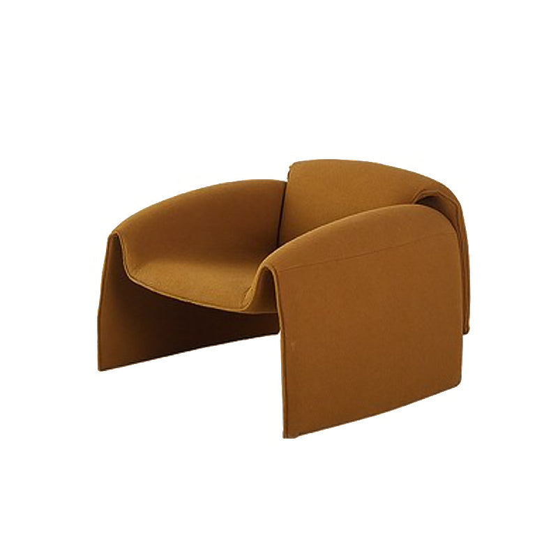 28,35 "sedia a braccio in poliestere a sedia singola in stile scandinavo largo per camera da letto