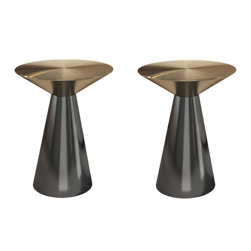 Tabella dell'estremità laterale in metallo Tavolo da estremità laterale minimalista per soggiorno