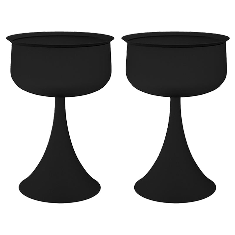 トレイトップの台座サイドテーブル丸いソファコーナーテーブルとストレージ