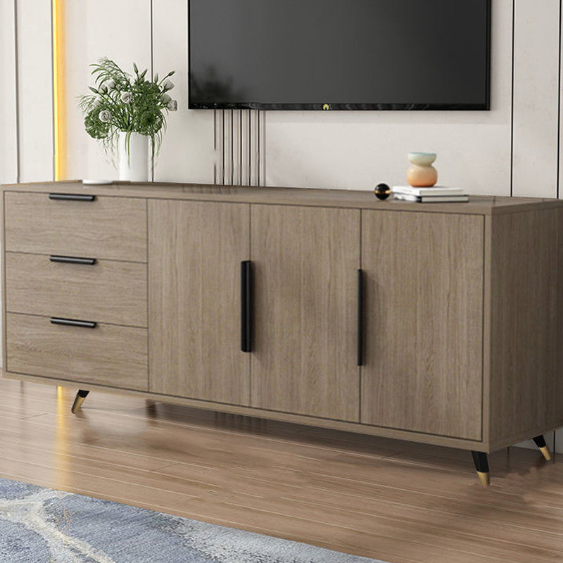 MODERNO MEDIA TV in legno Stand 16 "W x 27,5" H Stand TV di archiviazione chiuso con mobile