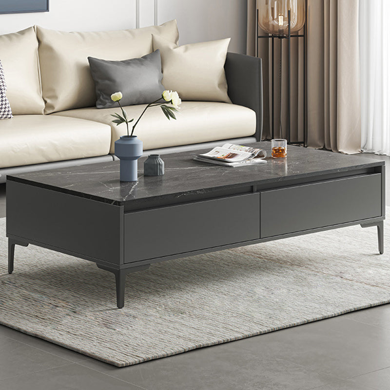 Tavolino glam 4 gambe tavolino artificiale pannello rettangolare tavolo da cocktail