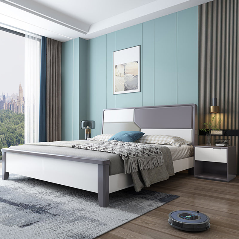 43,3 "con pannello in legno massiccio con telaio contemporaneo con testiera