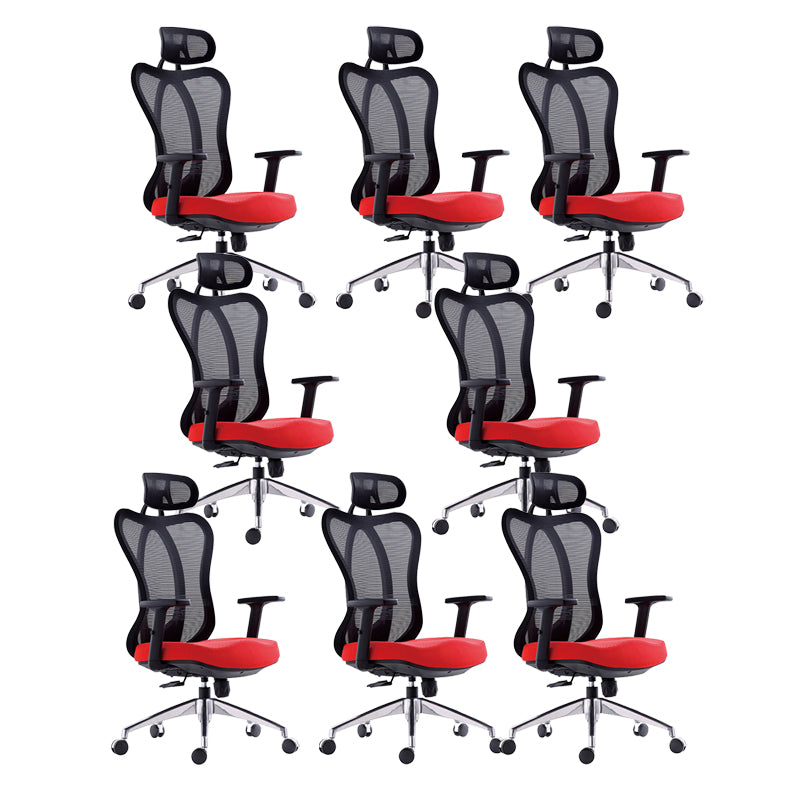 Chaise de bureau ajustée contemporaine chaise de bureau de support lombaire