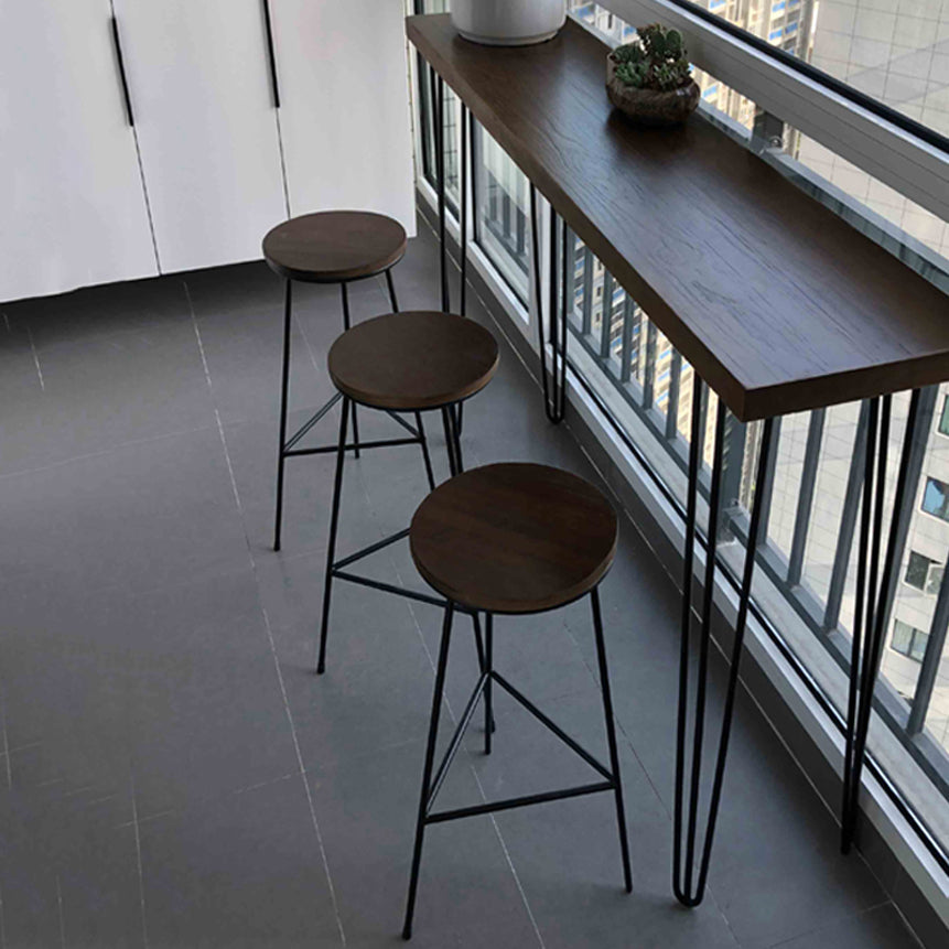 Modern 1/2/3/4 stuks houten pubtafel set vaste tafel aanrecht tafel voor eetkamer